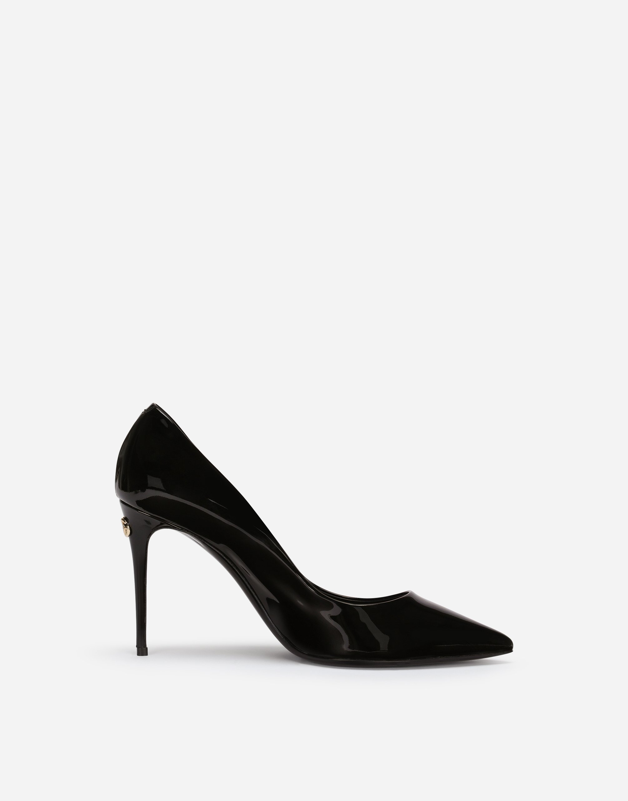 Туфли-лодочки cardinale из лакированной кожи Dolce & Gabbana, черный