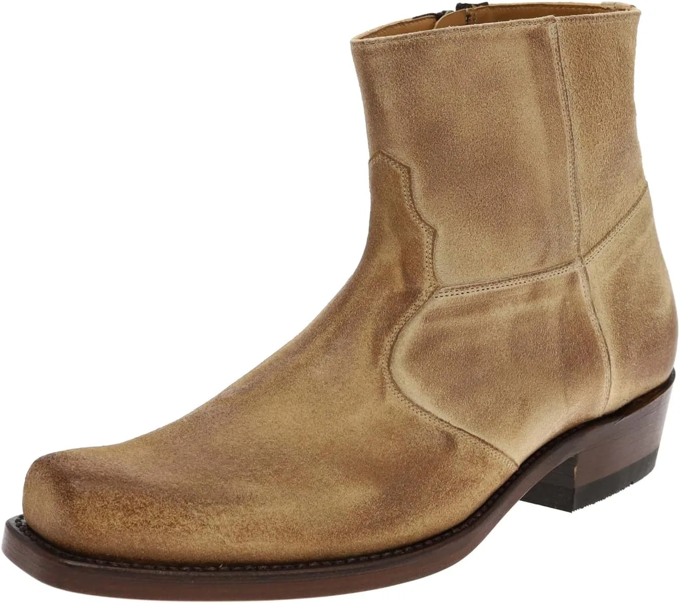FB Fashion Boots Alvaro Мужские ковбойские ботинки, кожаные ботинки, ботинки в стиле вестерн, бежевые