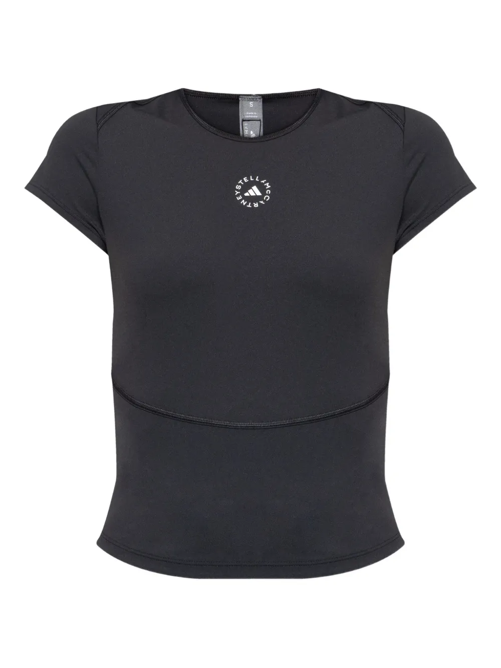 

Топ с логотипом TruePurpose Adidas by Stella McCartney, черный