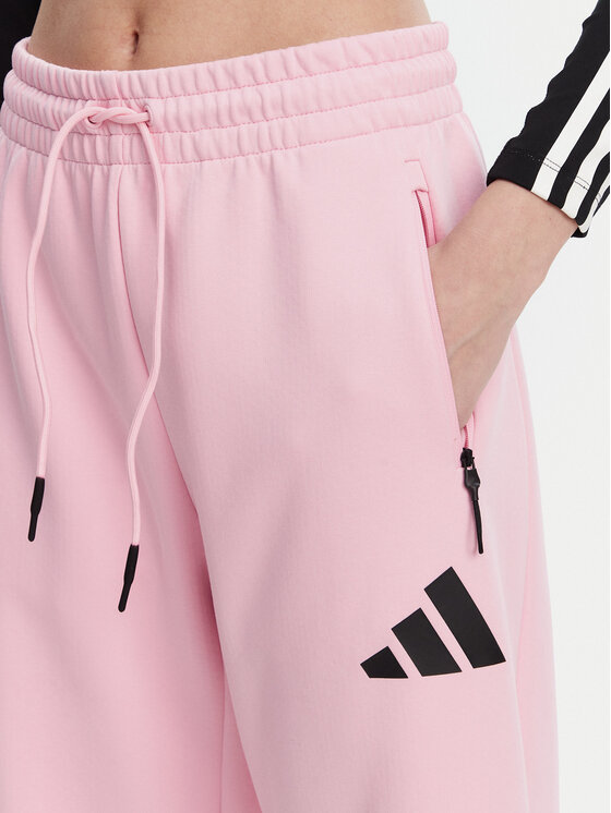 Свободный крой толстовка Z.N.E. JD5992 Adidas, розовый — фото 4
