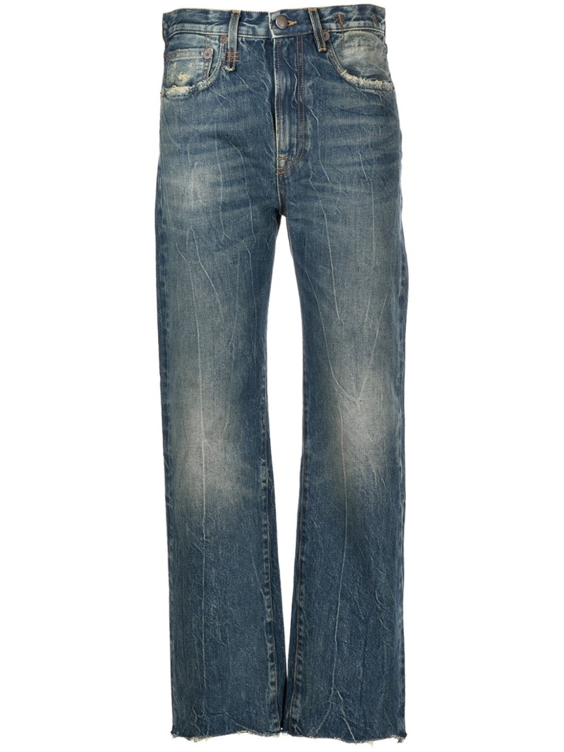 

Прямые джинсы Dirty Kelly R13, синий