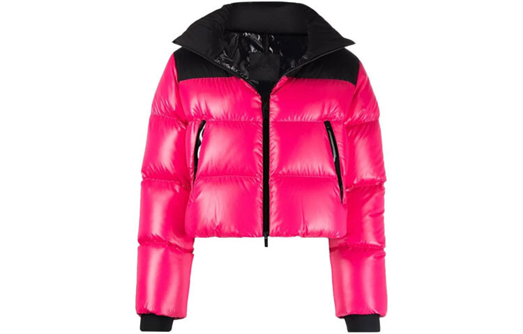 

Пуховик женский розовый Moncler, розовый