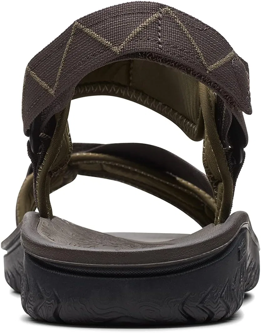 Сандалии мужские Clarks, коричневый комби — фото 3