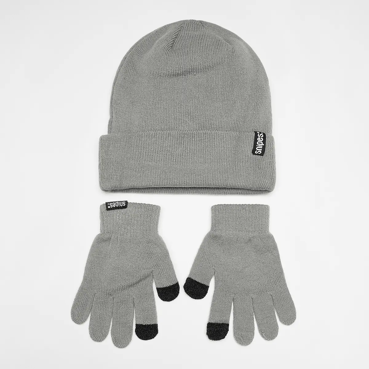 

Шапка Nike Woven Label Basic Junior Knit Set, серый