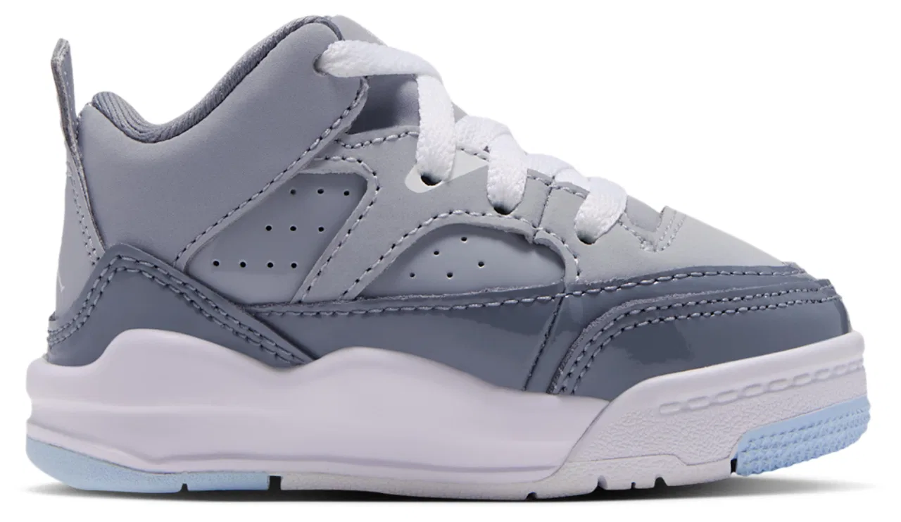 Детские кроссовки для мальчиков с кожаным верхом Son of Mars Jordan, Cool Grey Wolf Grey White