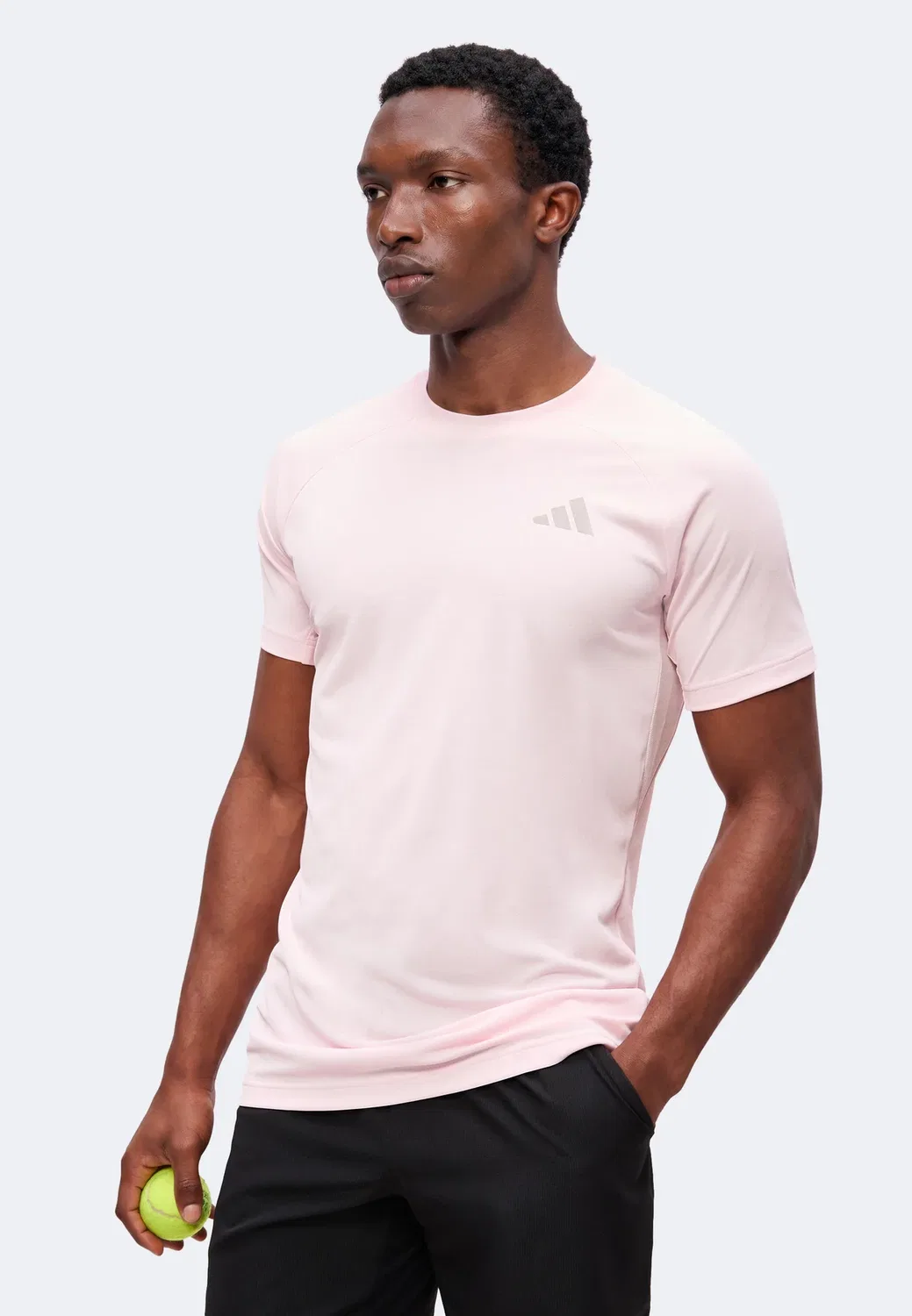 Tee pro - спортивная футболка Adidas Performance, Distilled Pink — фото 4