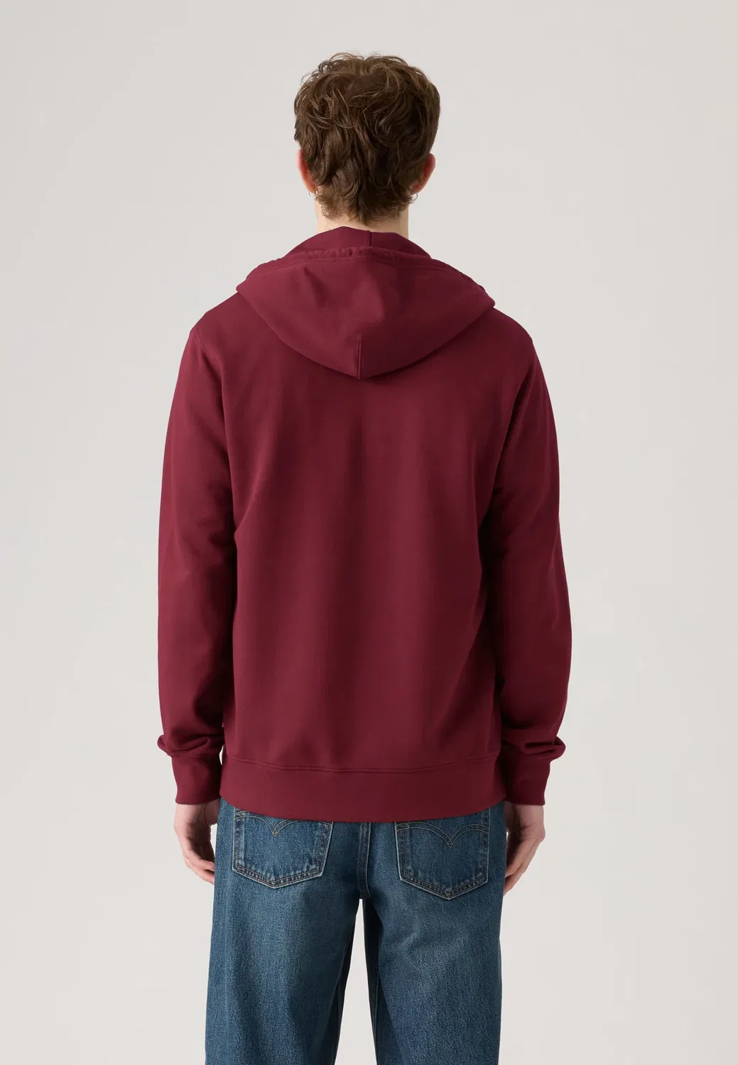 Оригинальная толстовка на молнии - толстовка на молнии Levi'S, Tawny Port — фото 3