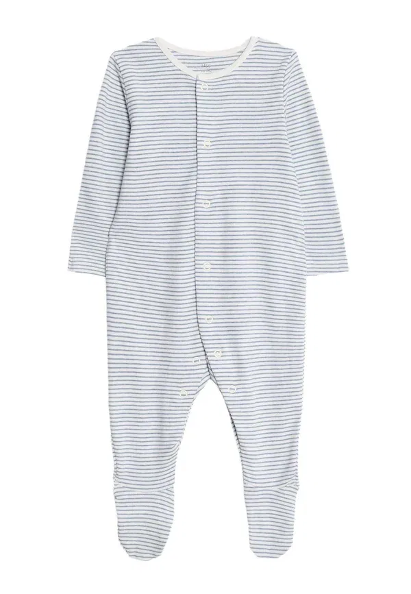 Комплект из 3 спальных костюмов, хлопок, Sleep Suit, Marks & Spencer Mix, синий — фото 3