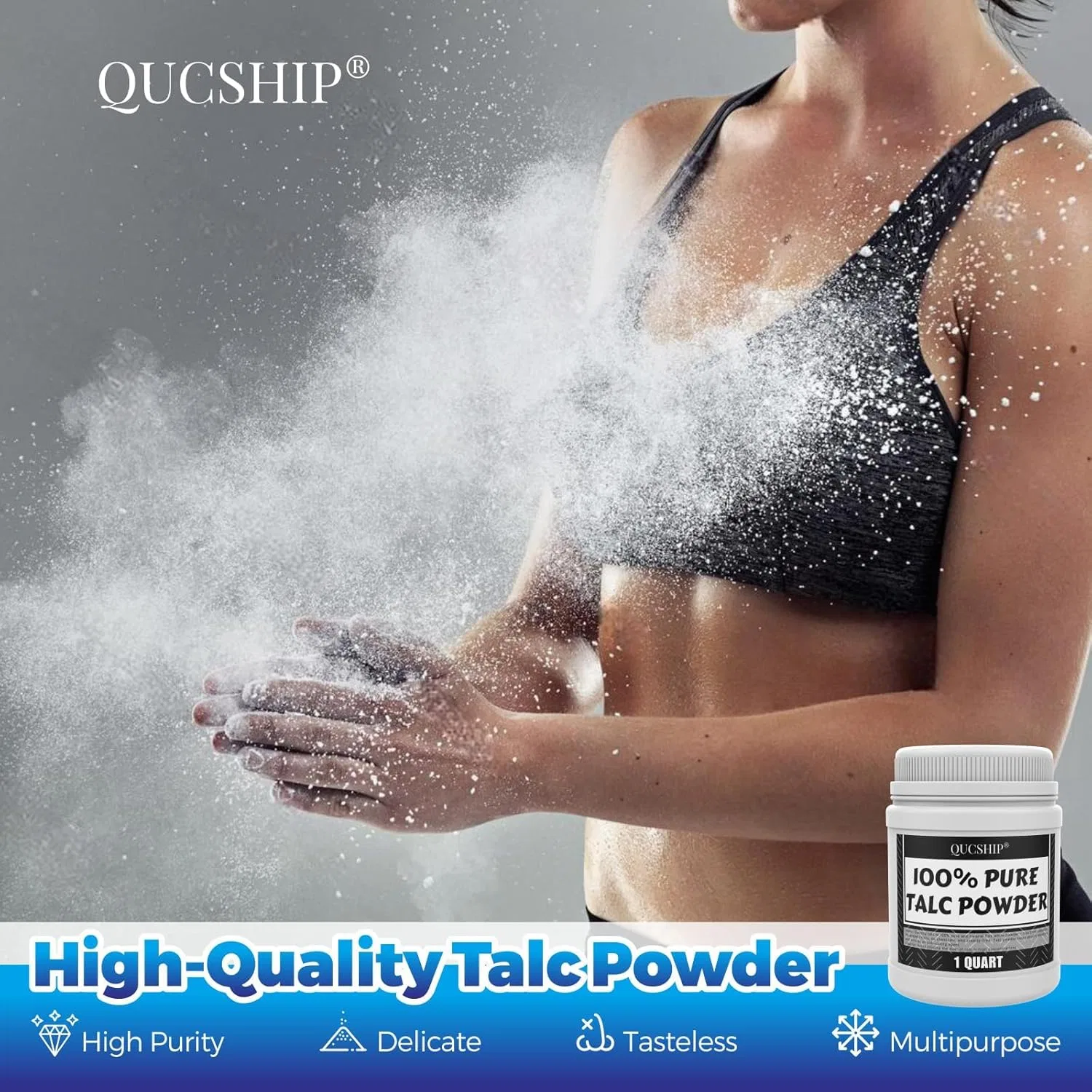 Тальк Super Purity Qucship, 1.18 кг — фото 2