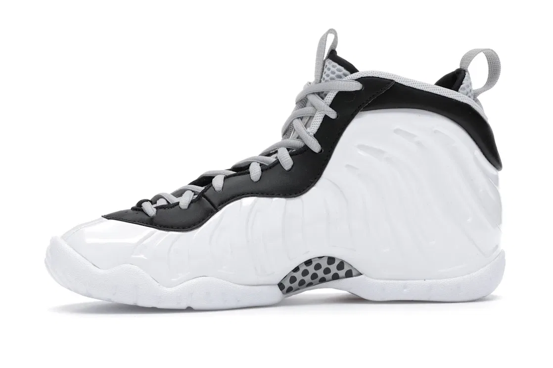 Детские кроссовки Lifestyle с пеноматериалом Foamposite Nike Air Foamposite Pro, White/Black-University Red — фото 3