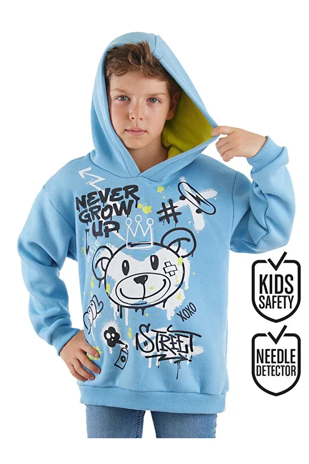Детское худи для мальчиков хлопковое Cool Bear Boy Mshb&G, Blue
