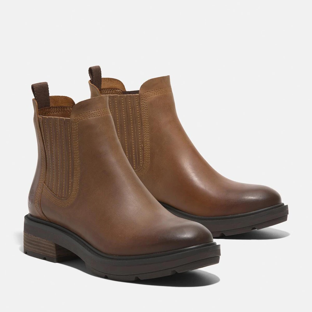 Ботинки женские Timberland Brimfield Mid Chelsea, коричневый — фото 2