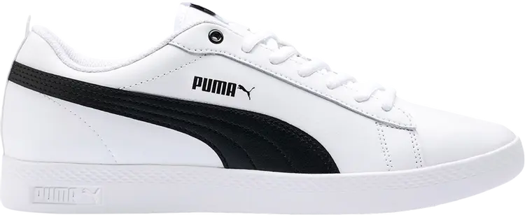 

Кроссовки Puma Wmns Smash v2 Leather White Black, белый