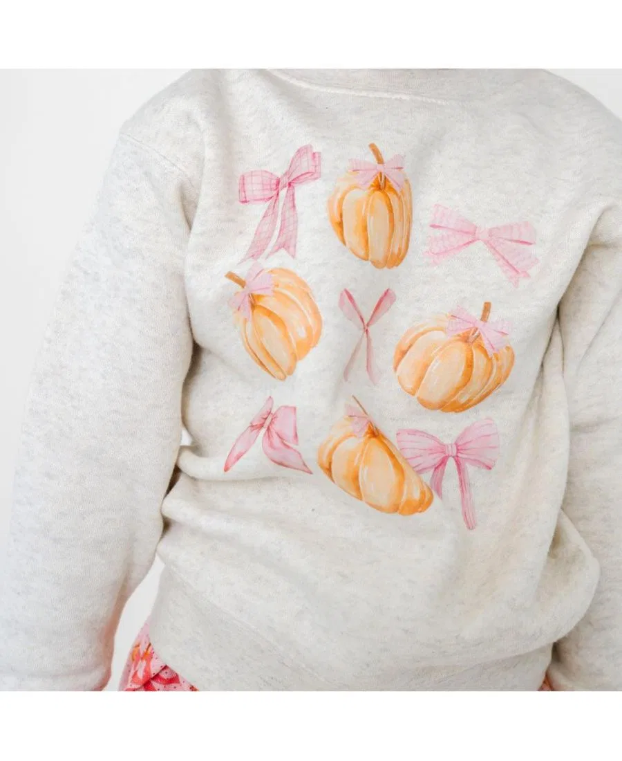 Свитшот с принтом Coquette Pumpkin Sweet Wink, Natural — фото 3