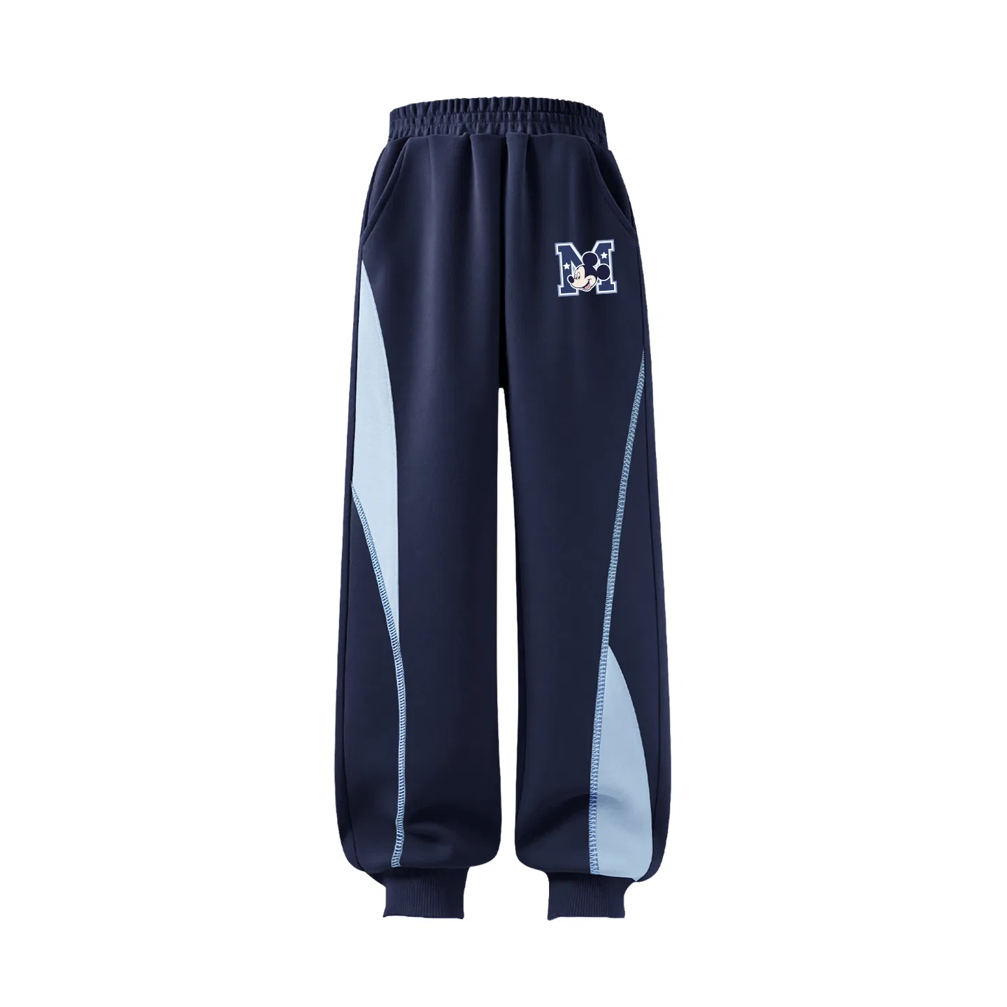 Детские спортивные штаны с умеренной растяжимостью Disney Di Xing Fu K Navy Blue