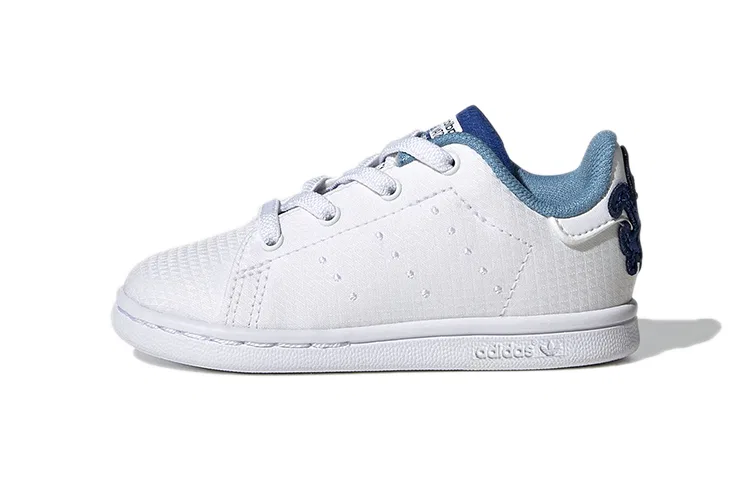 Детские кроссовки с принтом Primeblue Abrasion Resistant Low top Skateboard Shoes Adidas Originals, White Infant And Toddler