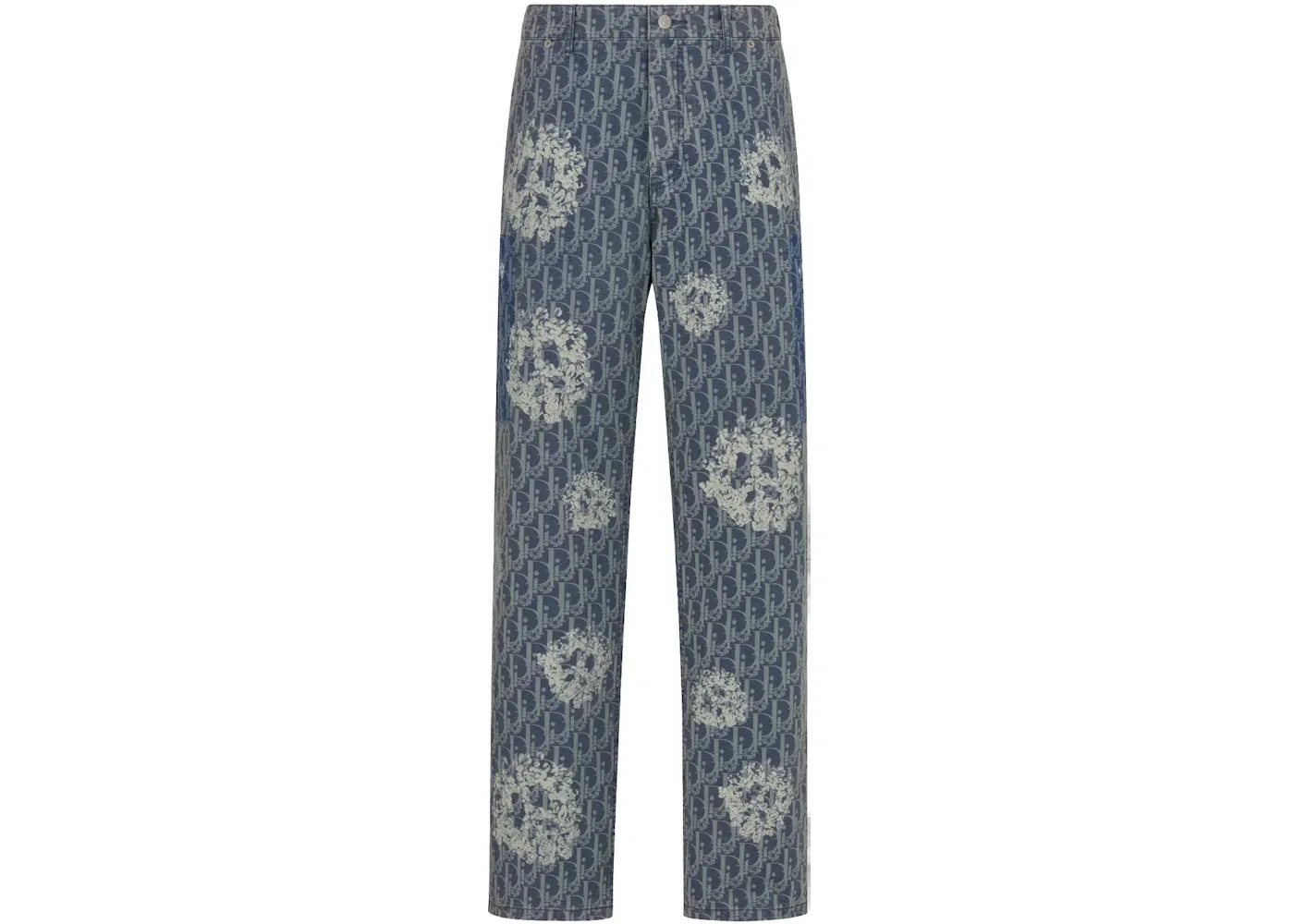 Мужские джинсы карпентер с принтом Dior Oblique модель Jeans Dior, Blue