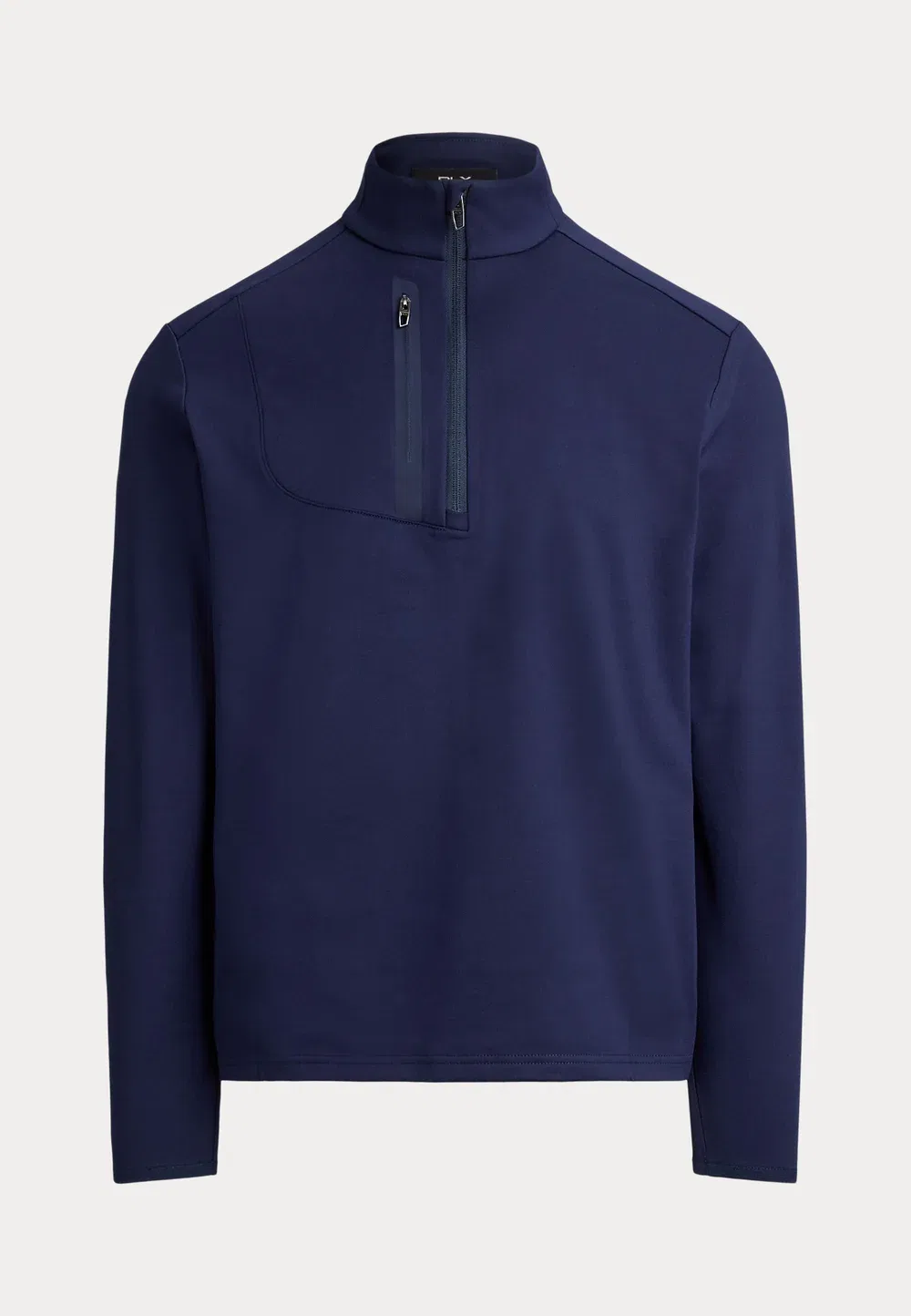 Классический крой, эластичный трикотаж, футболка с длинными рукавами Polo Ralph Lauren, Refined Navy — фото 4
