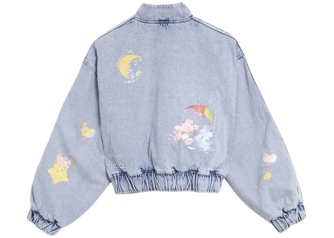 Мужская куртка-бомбер с принтом Adidas x Care Bears, Blue — фото 2