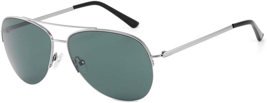 

Классические солнцезащитные очки большого размера для мужчин и женщин, поляризованная защита от УФ-излучения, ретро-металлическая оправа, модные очки для вождения на открытом воздухе KTUCN, C2 Light Gun Green