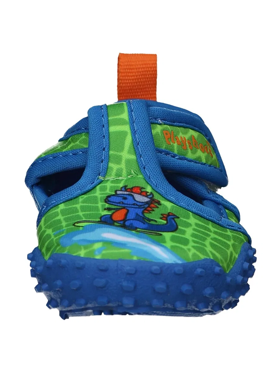 Сандалии PLAYSHOES «Дино» зеленого и мятного цвета — фото 3