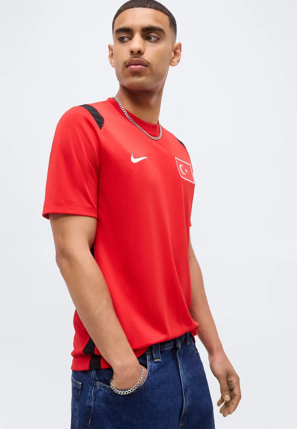 Мужская форма национальной сборной Турции Nike Performance, Red/Black/White — фото 4