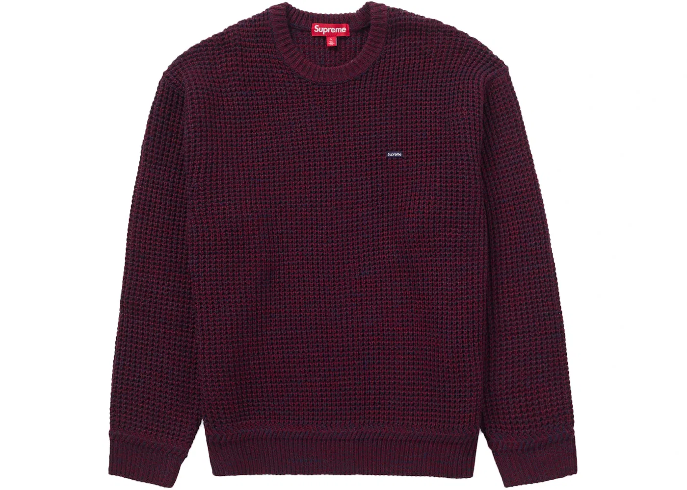 Мужской свитер с воротником-хомутом Supreme Sweater, Burgundy Melange