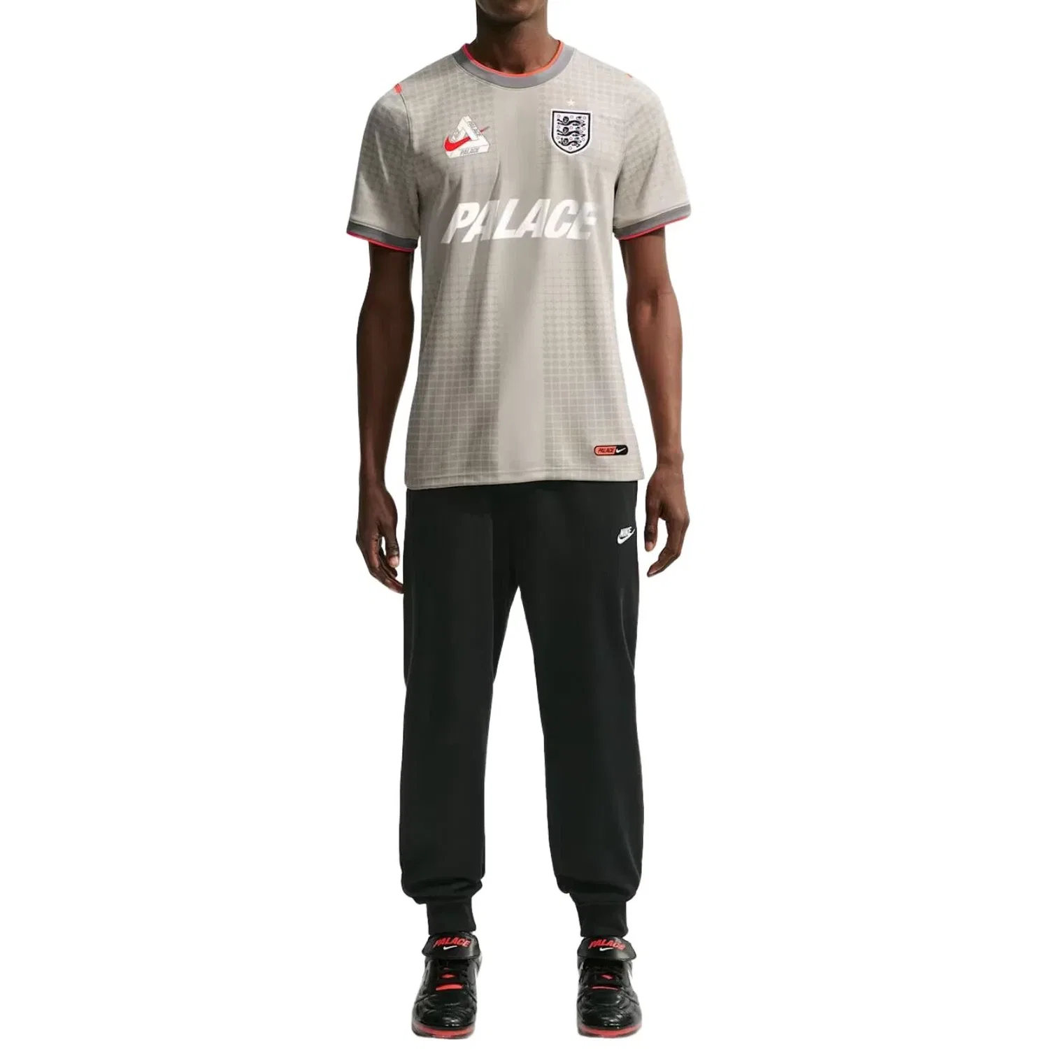 Мужская футболка Nike x England x Palace Academy Pro, серый — фото 3
