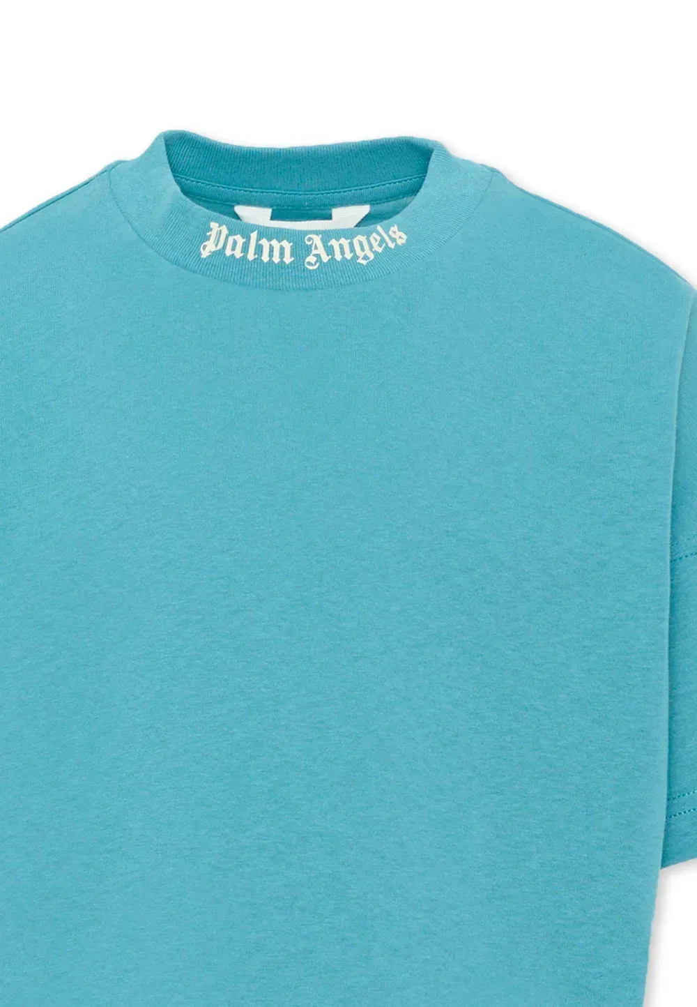 Футболка унисекс - футболка с принтом Palm Angels, Light Blue — фото 3
