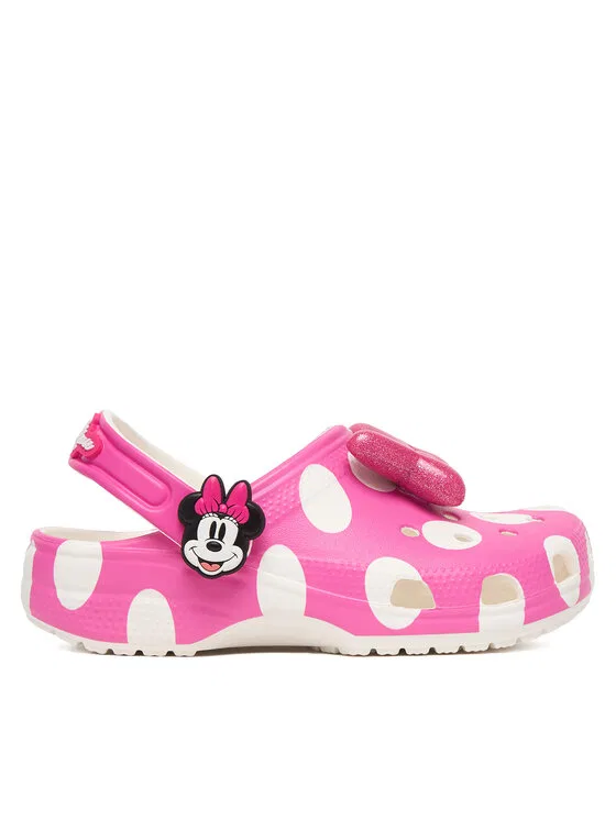 Шлепанцы Kids Minnie Mouse Classic Clog Crocs, розовый