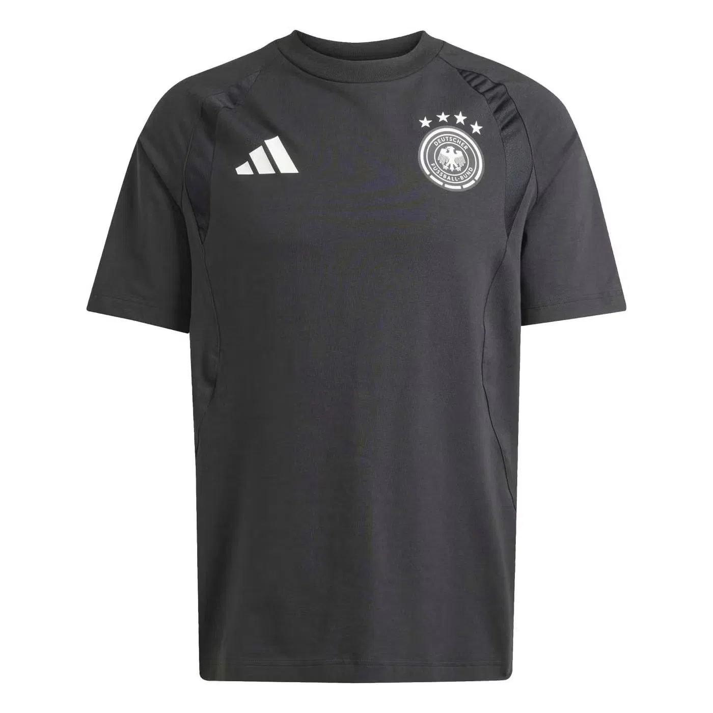 Футболка с принтом Germany Tiro Travel Adidas, черный