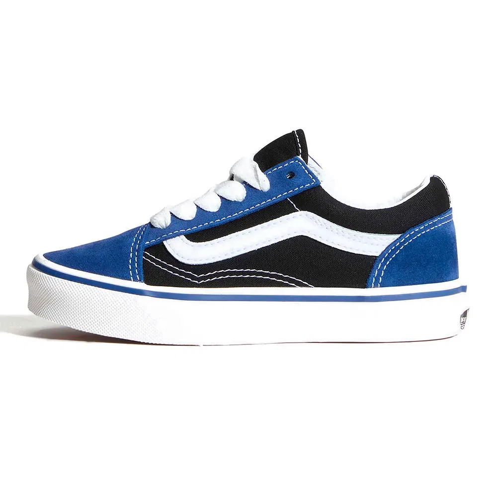 Детские кроссовки с культовой полосой Sidestripe Vans Old Skool, Blue — фото 2