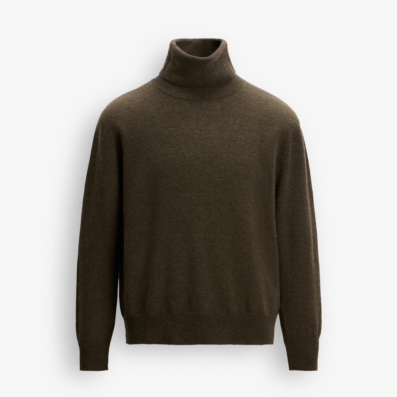 

Свитер Zara by Carlyne Cerf Basic Wool High Neck, хаки