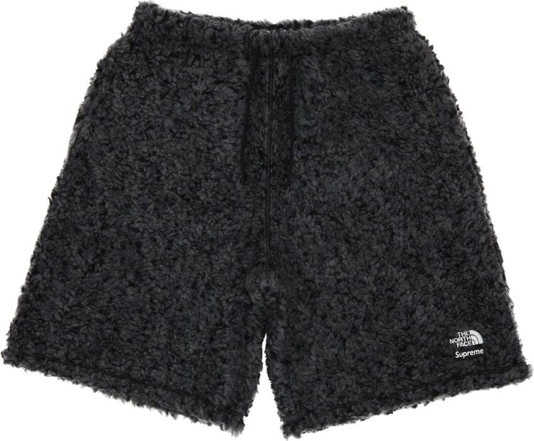 

Шорты Supreme x The North Face High Pile Fleece Short 'Black', черный