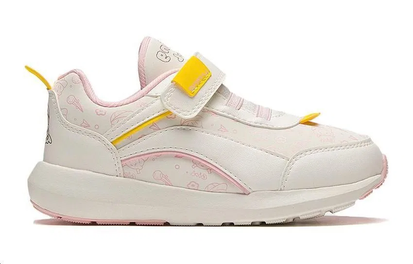 Кроссовки детские износостойкие ZHUODAWANG x Li Ning YOUNG, Beige Pink — фото 4