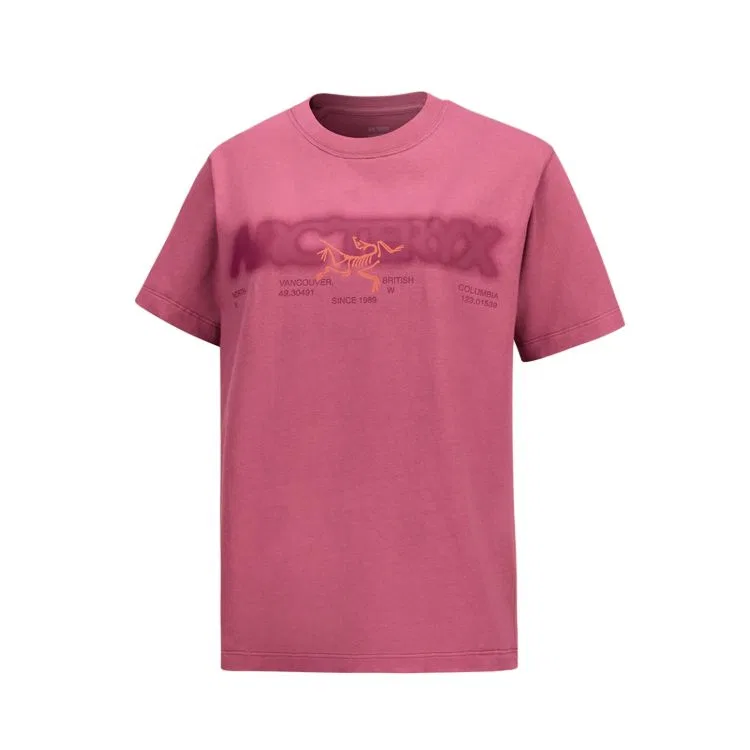 Женская футболка с прямым кроем Kragg Arcteryx, Light Maple Wild Red/Maple Wild Red/Lt Renegade/Renegade