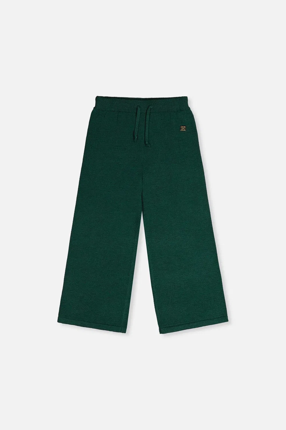 Детские брюки-клеш с принтом Frosted Strawberry Deux par Deux, Jasper Printed Green