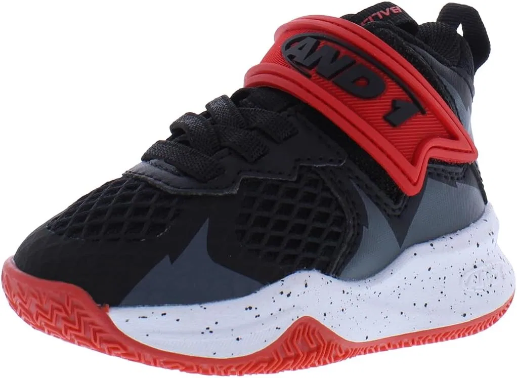 Детские кроссовки для мальчиков Ballistic AND1, Black/Red-Black