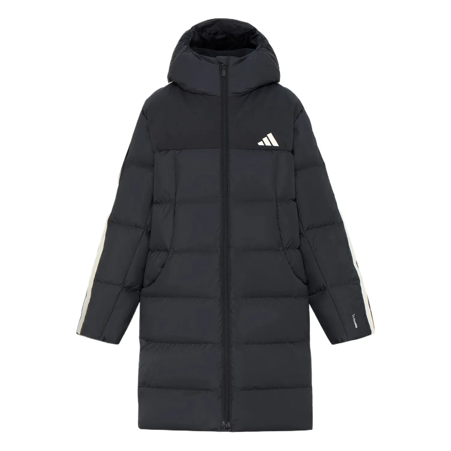 Детская куртка на утеплителе с капюшоном Adidas, Black