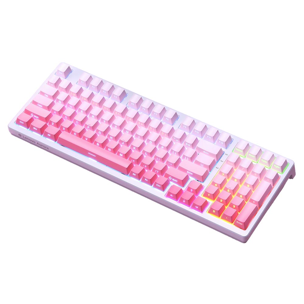 

Механическая клавиатура Lenovo Aurora GK10, Brown Switch, Taoyao Pink, английская раскладка