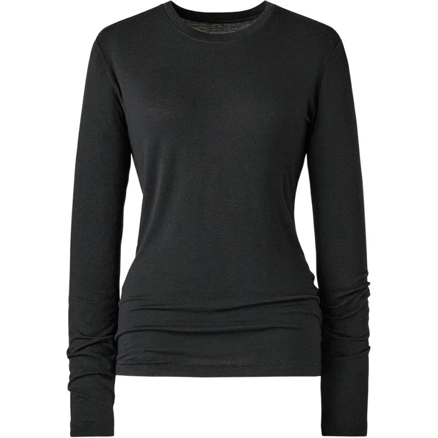 Женская футболка с круглым вырезом C Collection, UNIQLO, Black