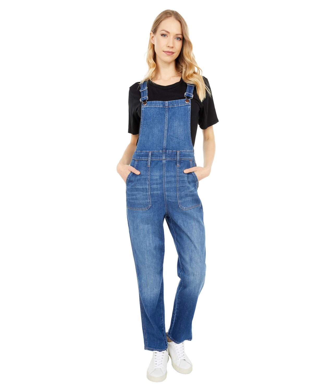 

Брюки Madewell, Stovepipe Overalls in Cosman Wash