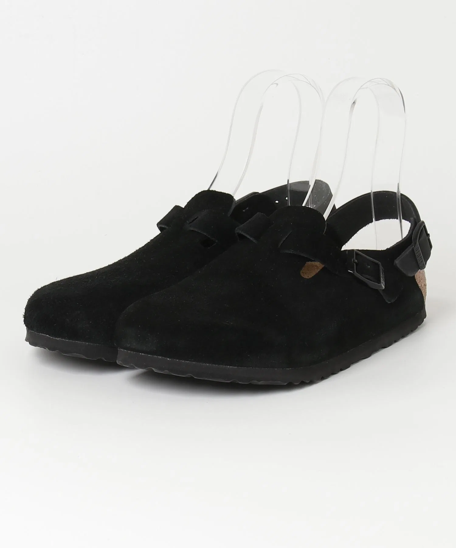 Мужские сандалии Birkenstock Tokio из замши чёрные