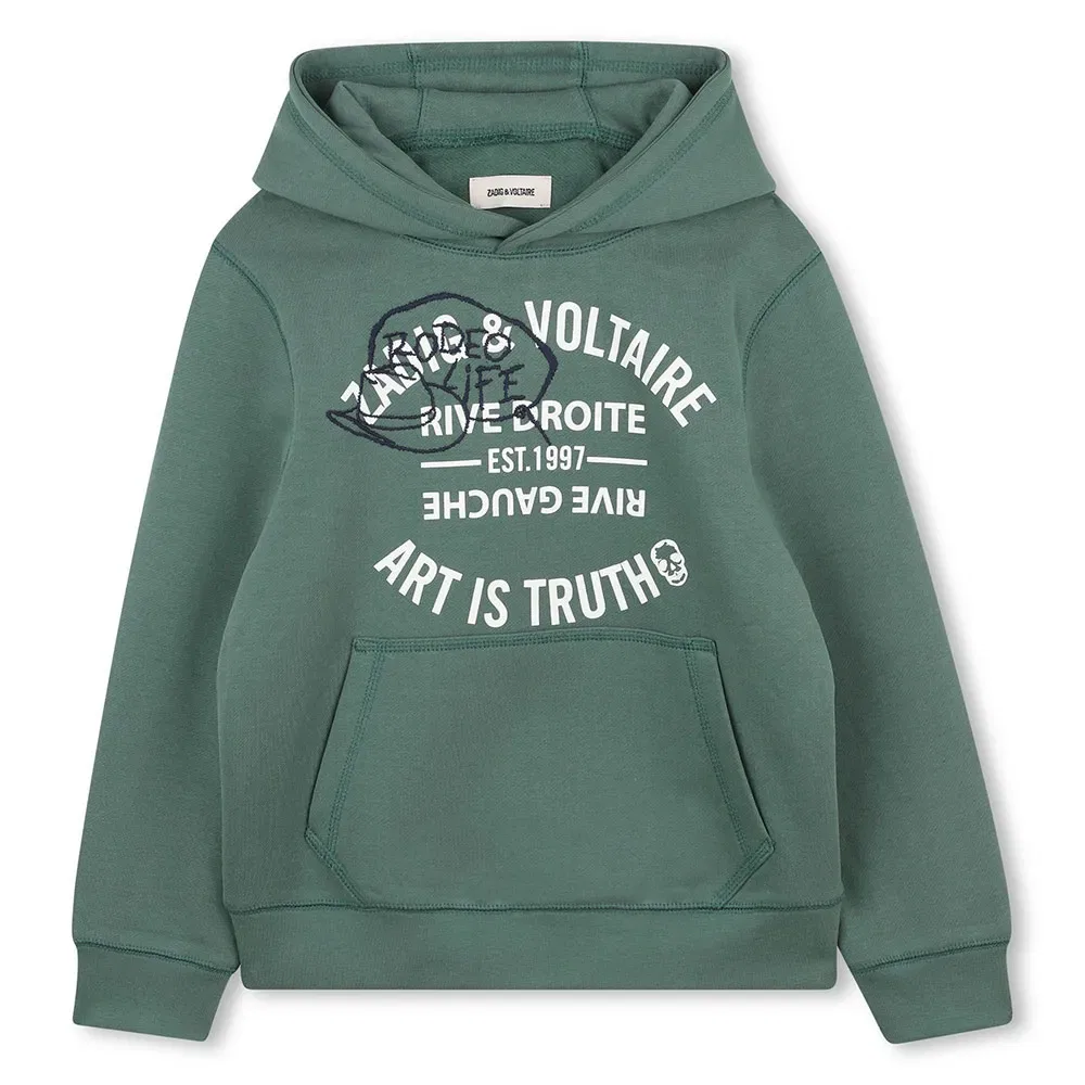 Худи Zadig & Voltaire, зеленый