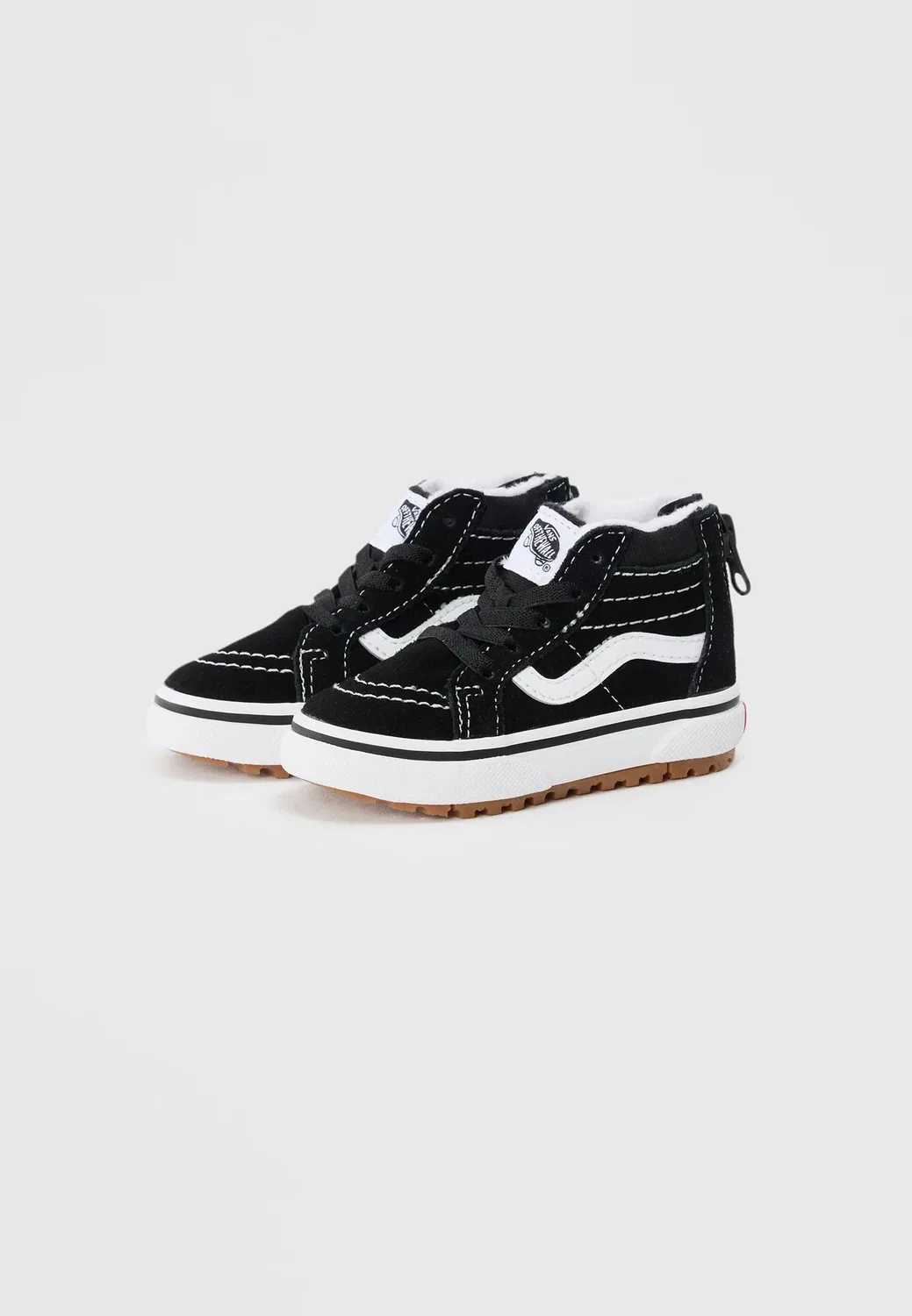Унисекс - высокие кроссовки Vans, Black/White — фото 2