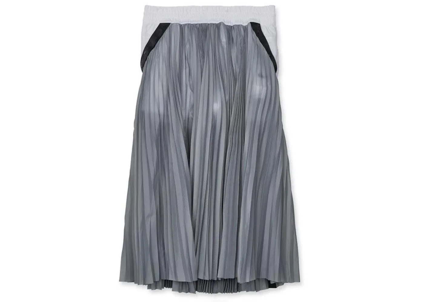 Женская плиссированная юбка Nike x Sacai Skirt, White