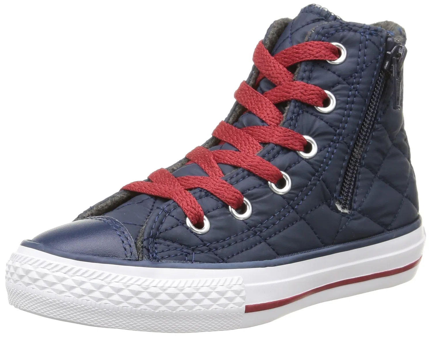 Детские кроссовки для мальчиков с принтом All Star Hi Side Zip Tex - B2 Converse, Blue