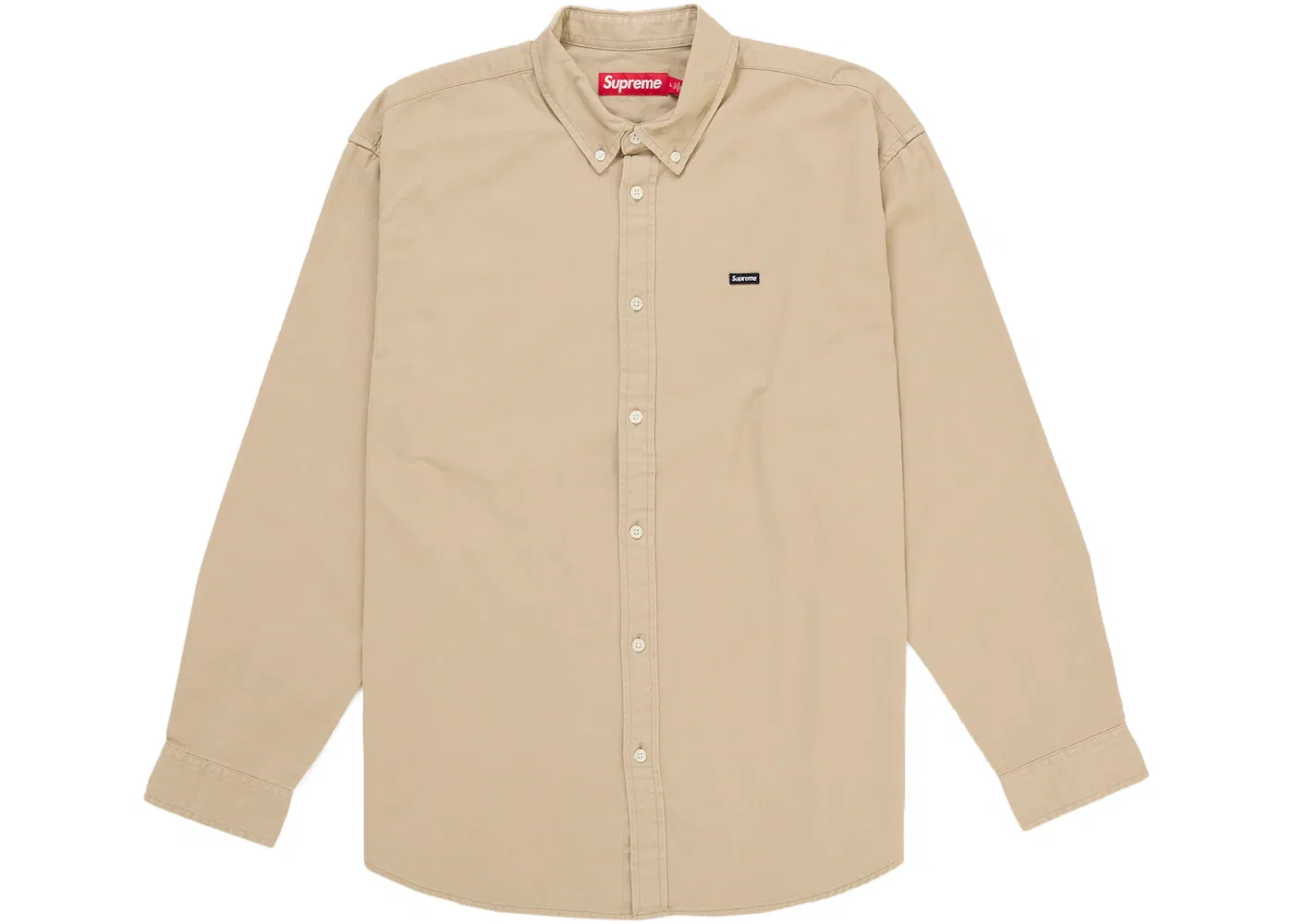 Мужская рубашка с принтом Small Box Shirt Supreme, коричневый