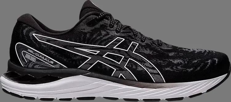 

Кроссовки gel cumulus 23 'black white' Asics, черный