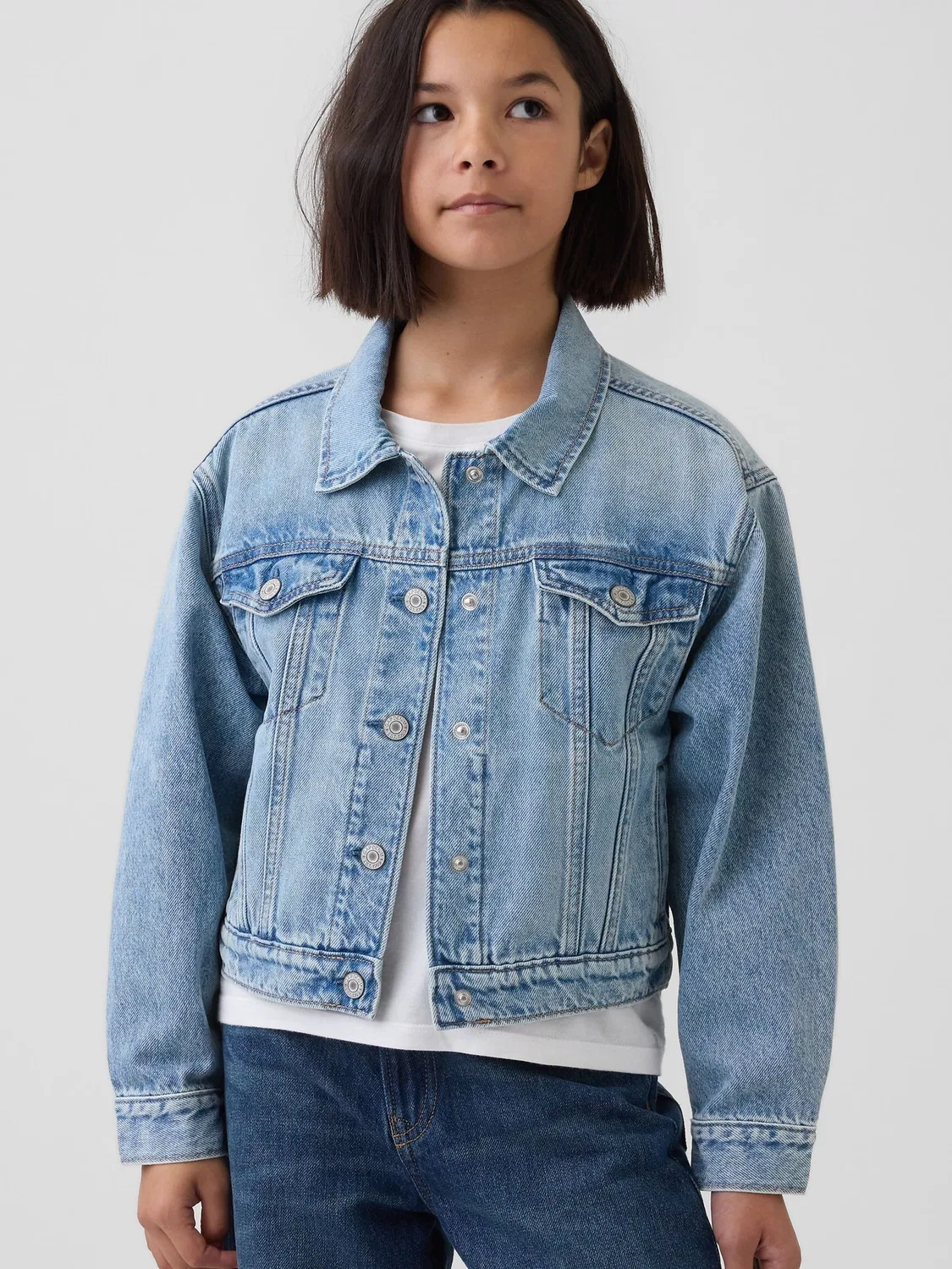 Джинсовая куртка Icon Denim Jacket Gap, синий